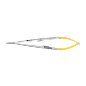 Spencer Needle Holder, Tungsten Carbide, W/ Lock, 0.76 Mm Tip, 7 1/4" (18.5 Cm)